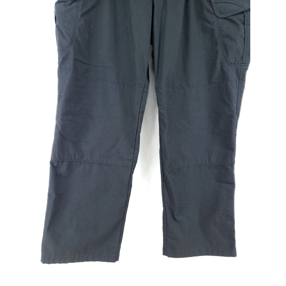 5.11 Tactical Utility Pants Mens Size 42x29 Black Polyester Blend High-Rise - Picture 5 of 9